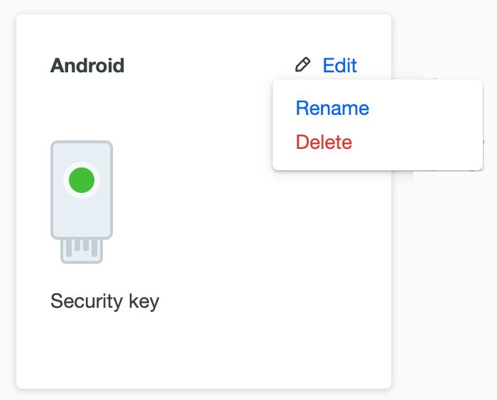 Android Security Key